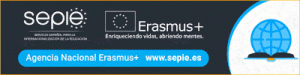 Logotip del programa europeu Erasmus+ d'intercanvi educatiu
